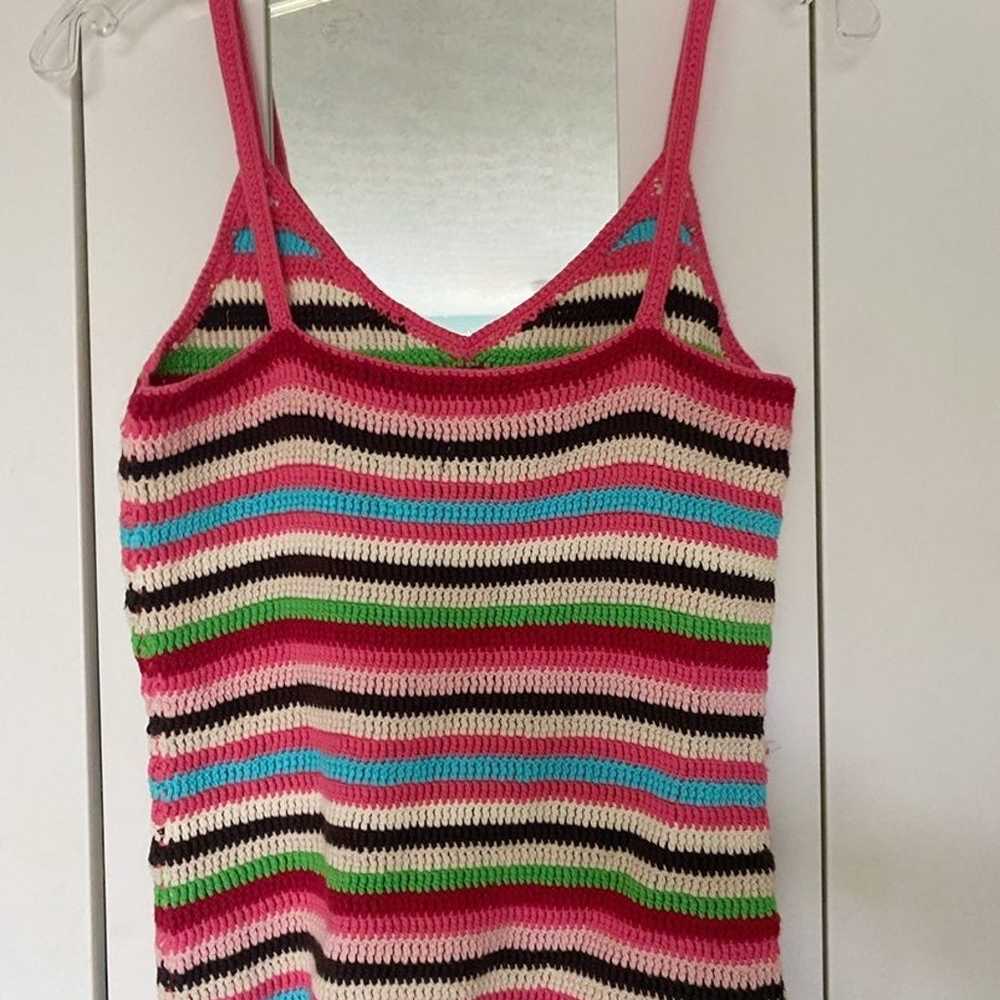 Vintage Tommy Hilfiger Crochet Tank - image 3