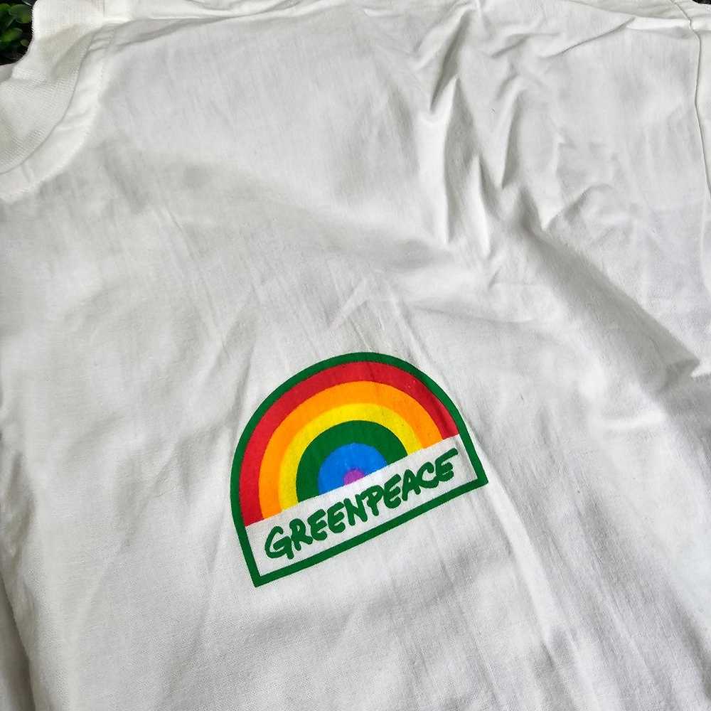 Vintage Greenpeace Protect The Environment Long S… - image 2