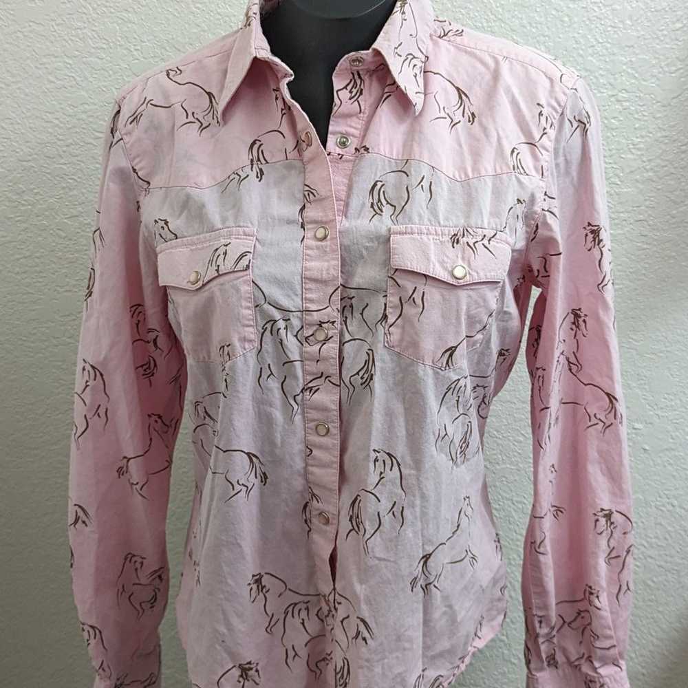 Vintage Rockies Pearl Snap Shirt Size Small - image 1