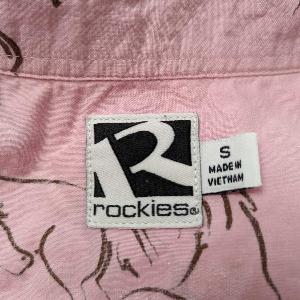 Vintage Rockies Pearl Snap Shirt Size Small - image 7