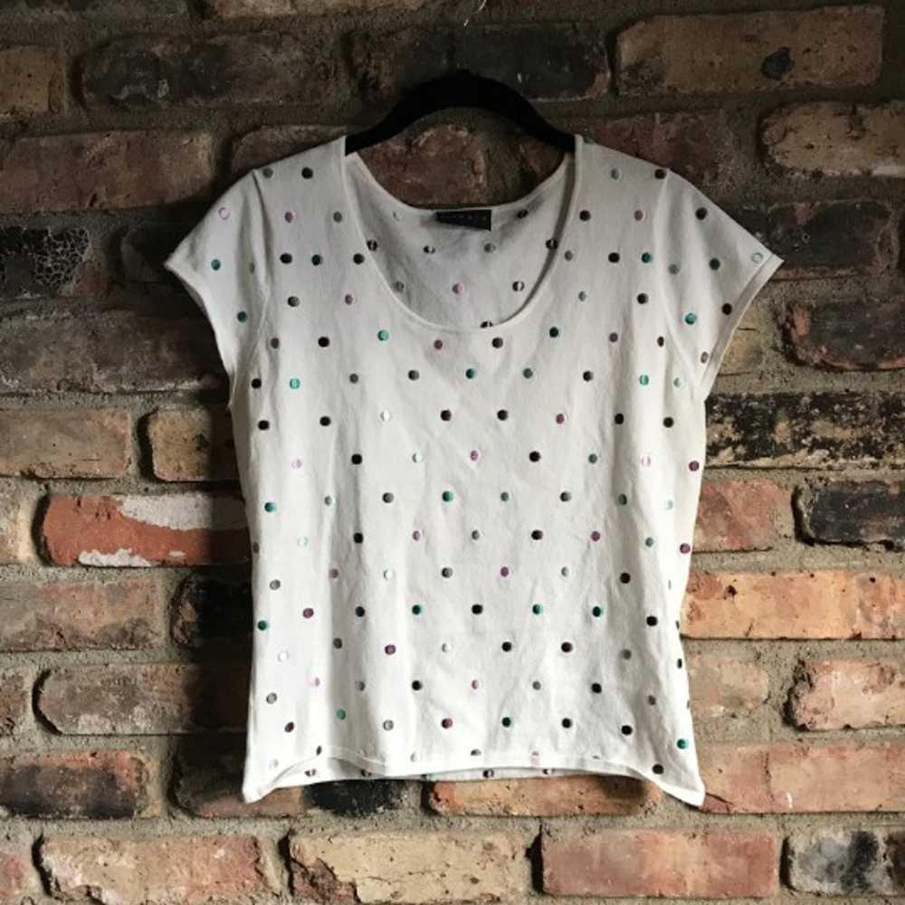 vintage polka dot tshirt 1990s t-shirt - image 4