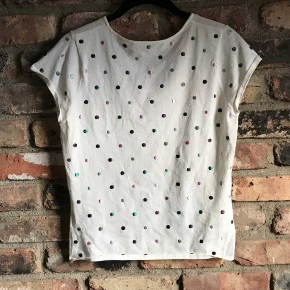 vintage polka dot tshirt 1990s t-shirt - image 6