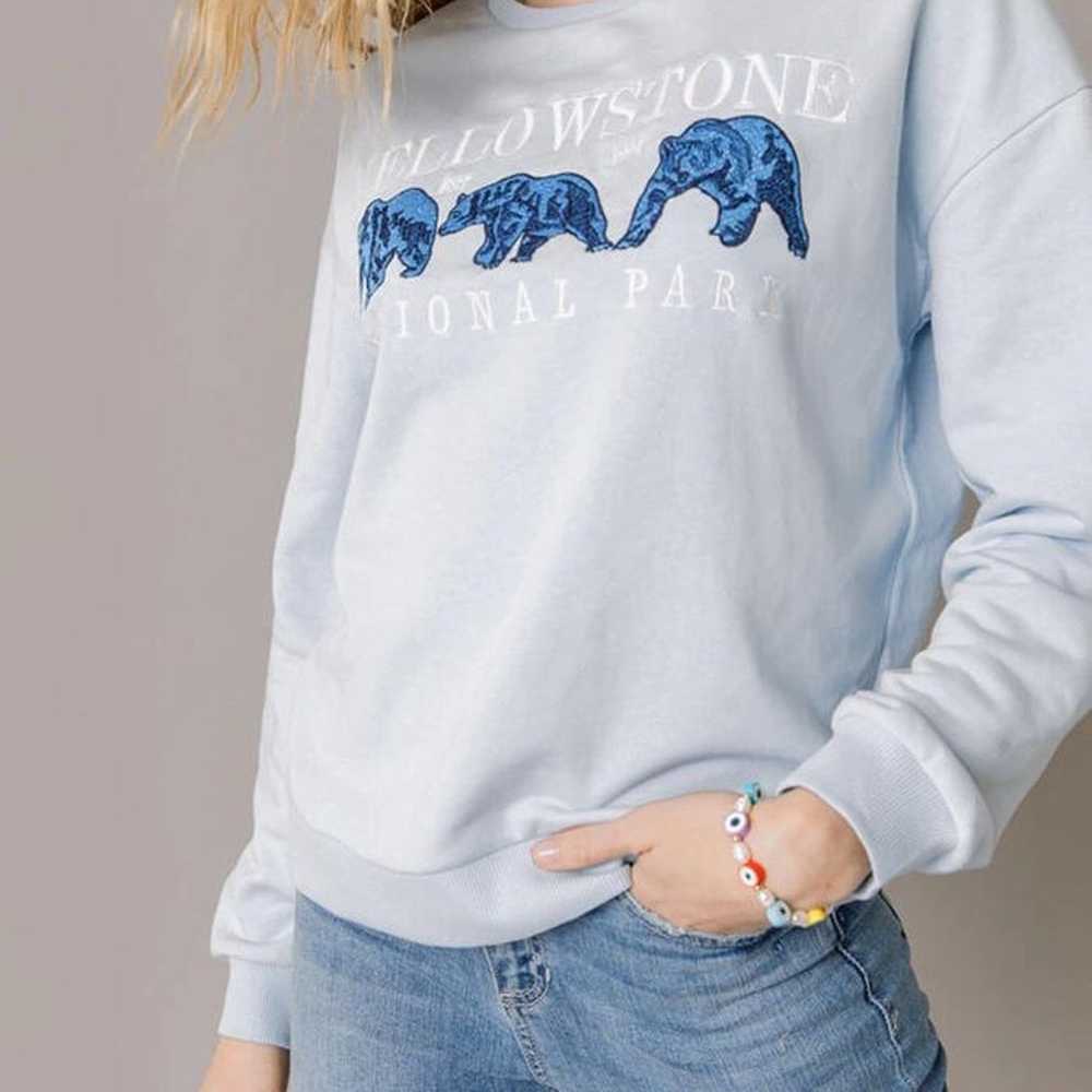 Yellowstone Embroidered Crewneck Sweatshirt - image 1