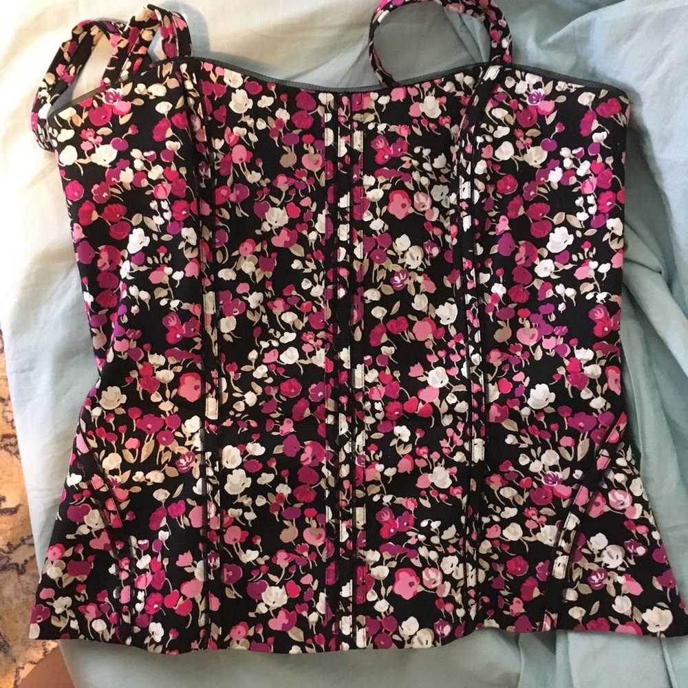 WHBM Floral Corset w boning size 4 with - image 1