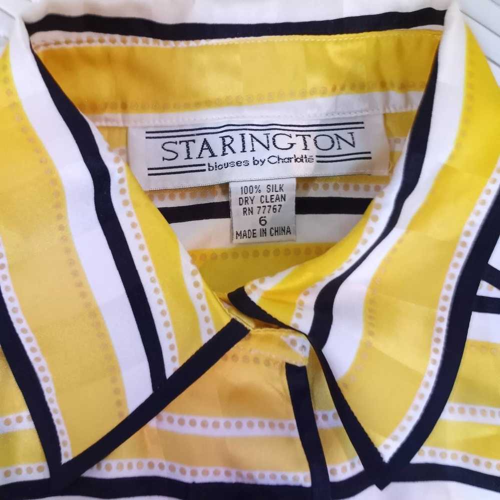 VTG Starington Blouses By Charlotte SZ 6 - image 4