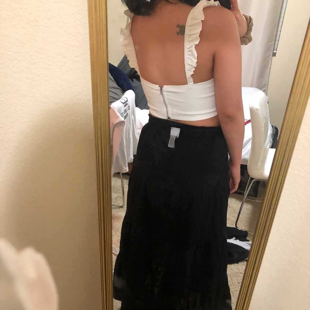 White bustier crop top - image 6