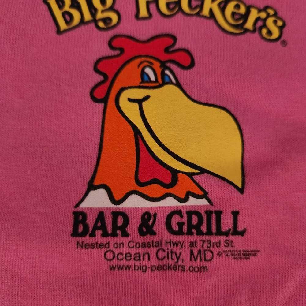 VTG Big Peckers Bar & Grill 1988 Womens T-Shirt S… - image 2