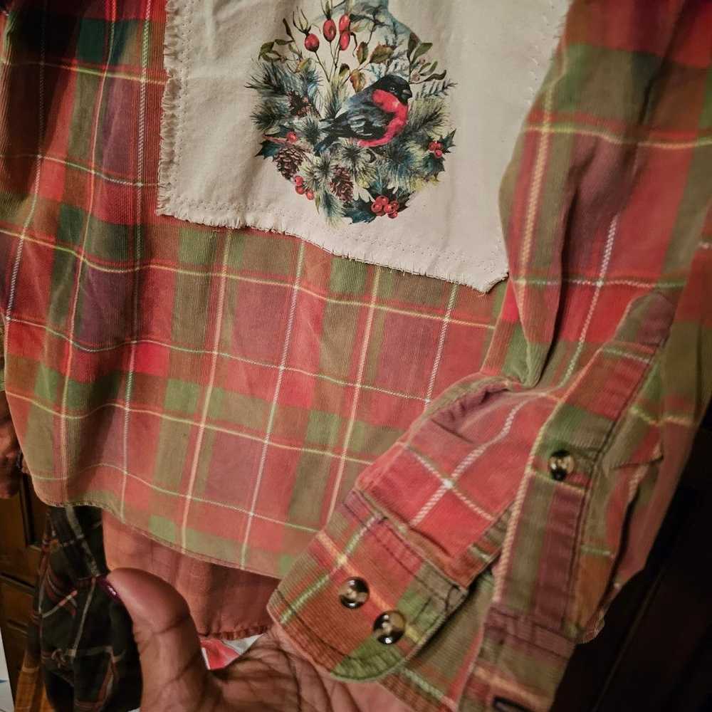 Christmas country bleached buttondown - image 6