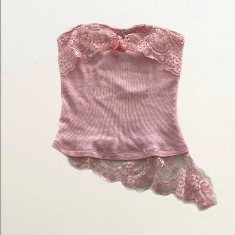 Vintage Intimissimi Light Pink Lace Fairy Straple… - image 4