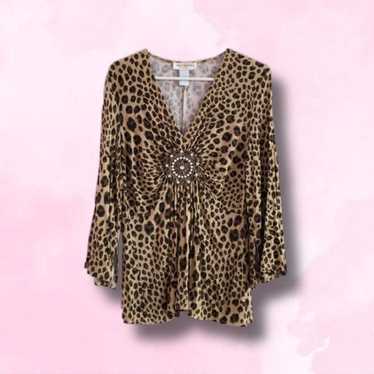 LEOPARD BLOUSE - image 1