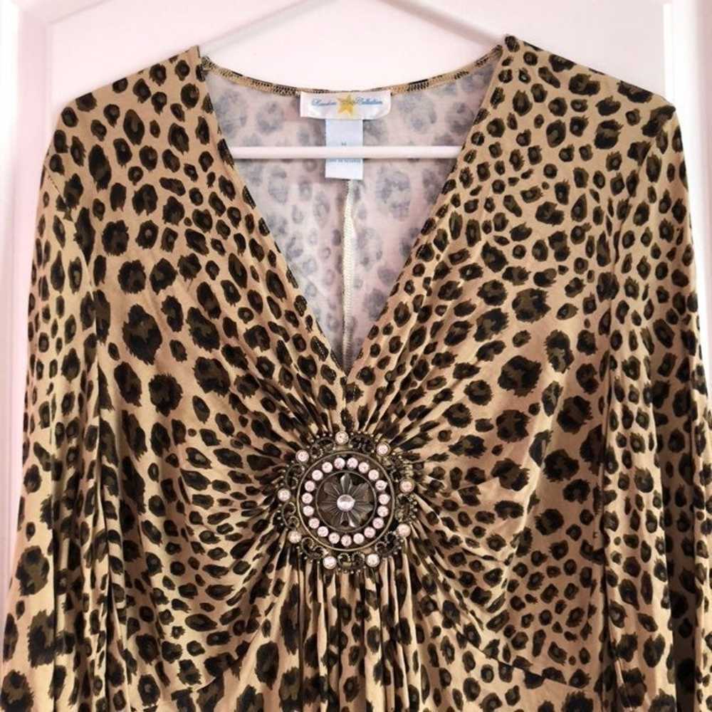 LEOPARD BLOUSE - image 2