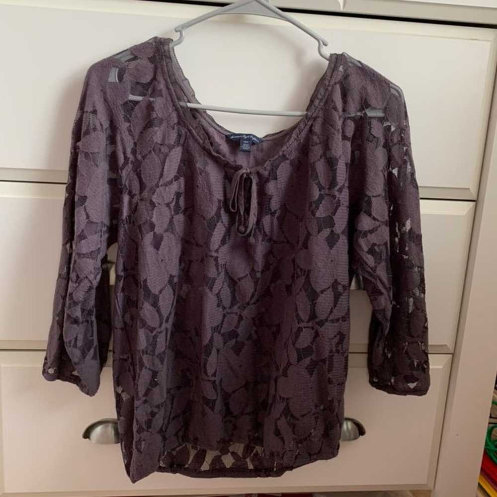 American Eagle lace blouse - image 1