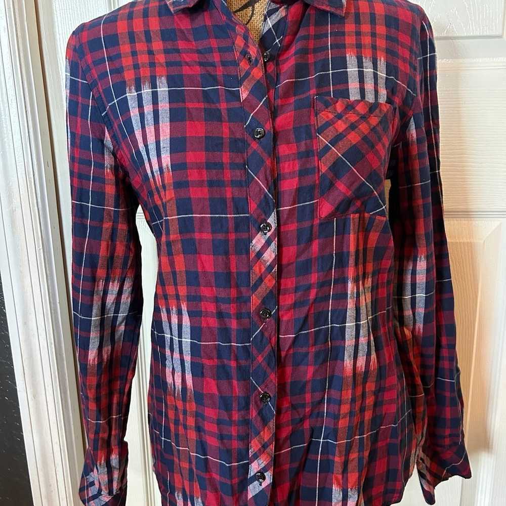 Cato brand western shirt long sleeve beautiful pl… - image 2