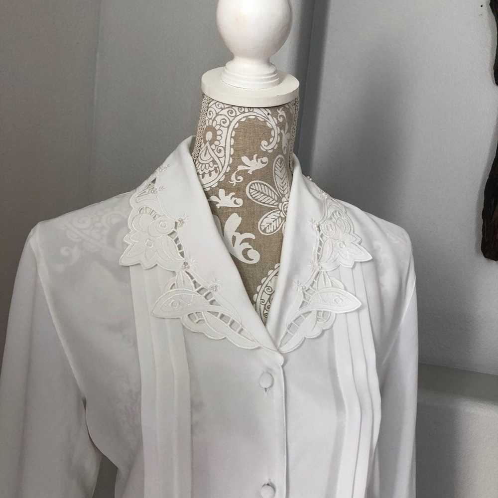 Detailed vintage button down - image 4
