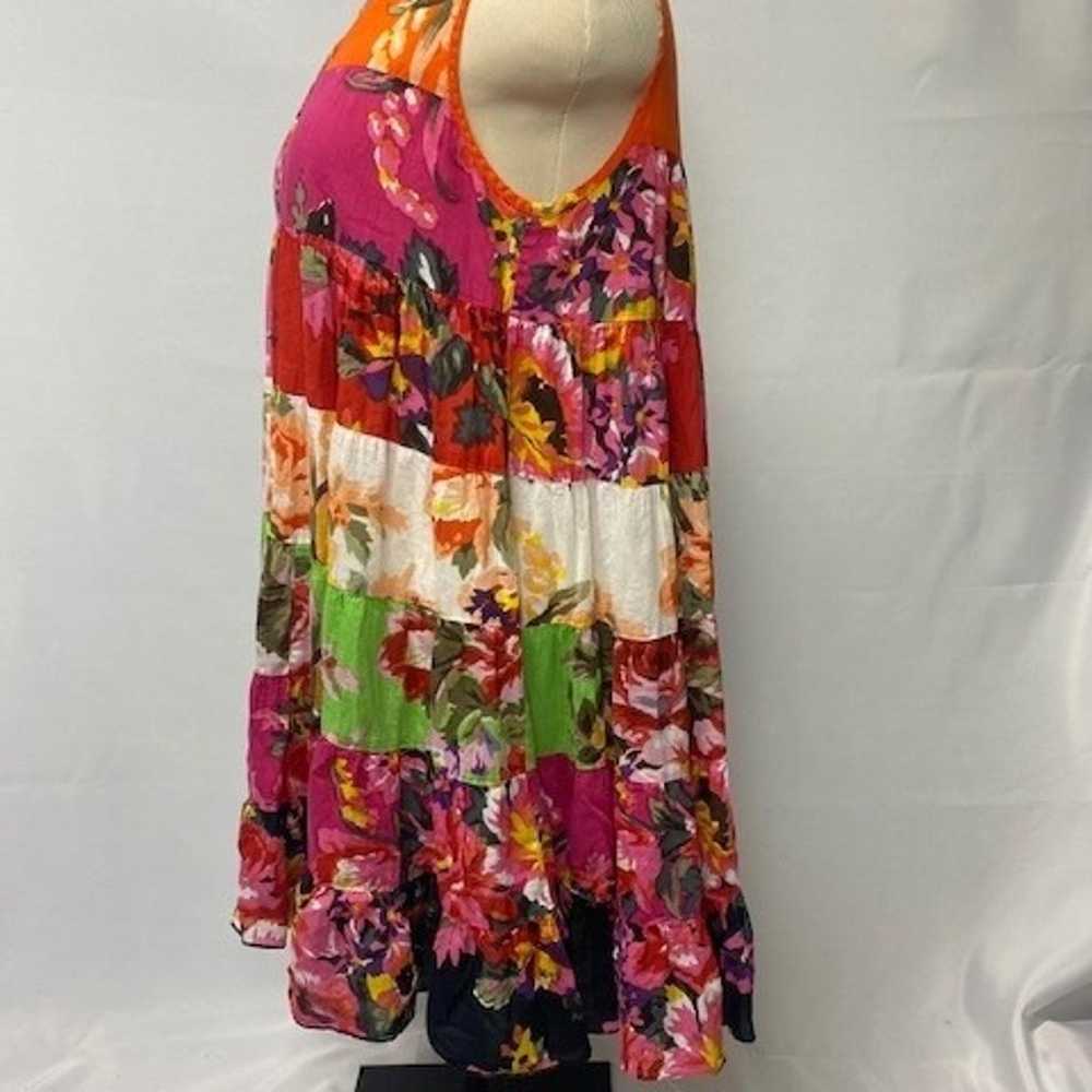 Vintage Womens Floral Tunic Blouse (M) - image 3