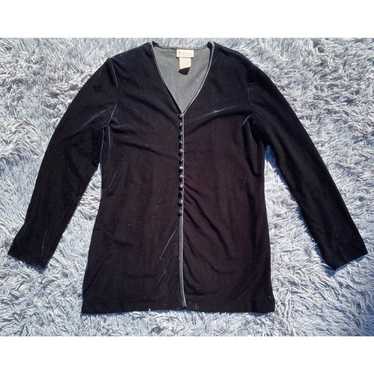 Nina Piccalino Vintage Black Velvet Top