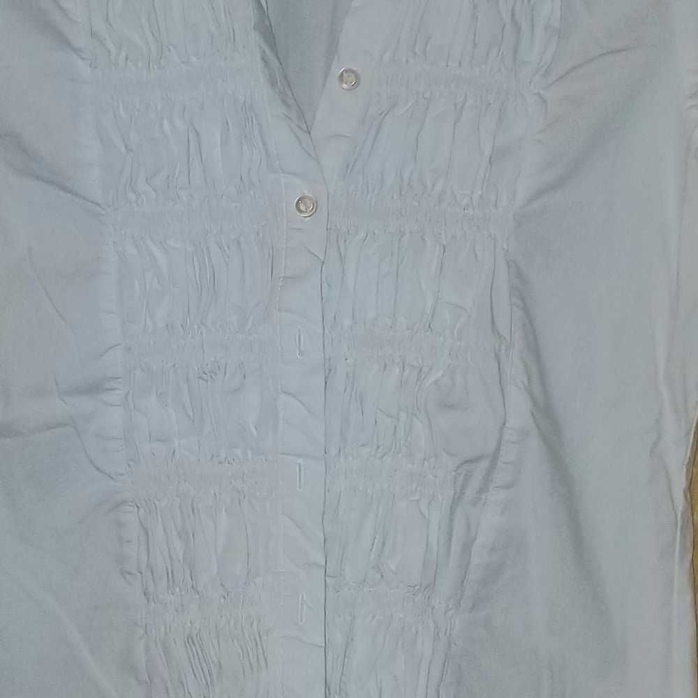 Friends vintage button down white shirt - image 2