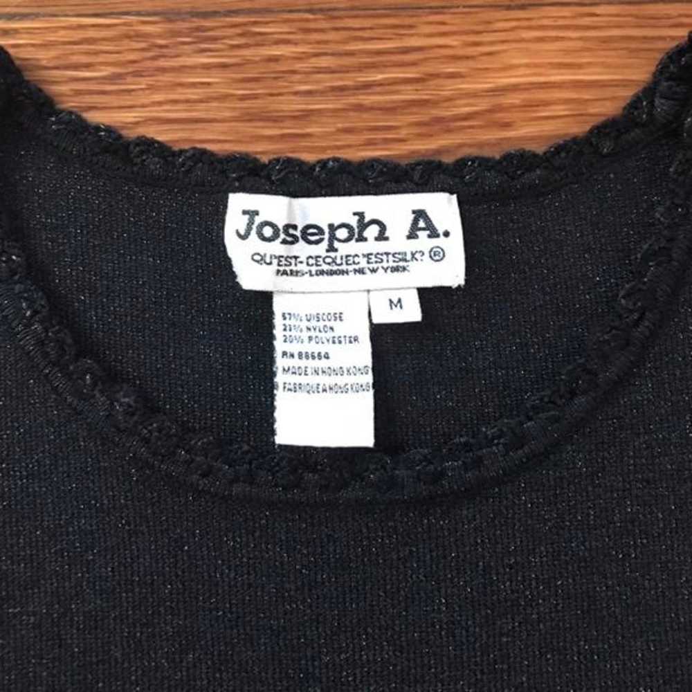 Vintage 1990s Joseph A. Glittery Stretch Cropped … - image 6