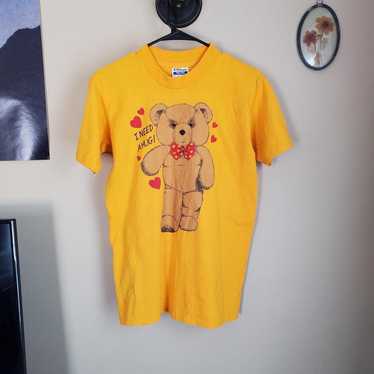 Vintage 1986 Hanes teddy bear shirt