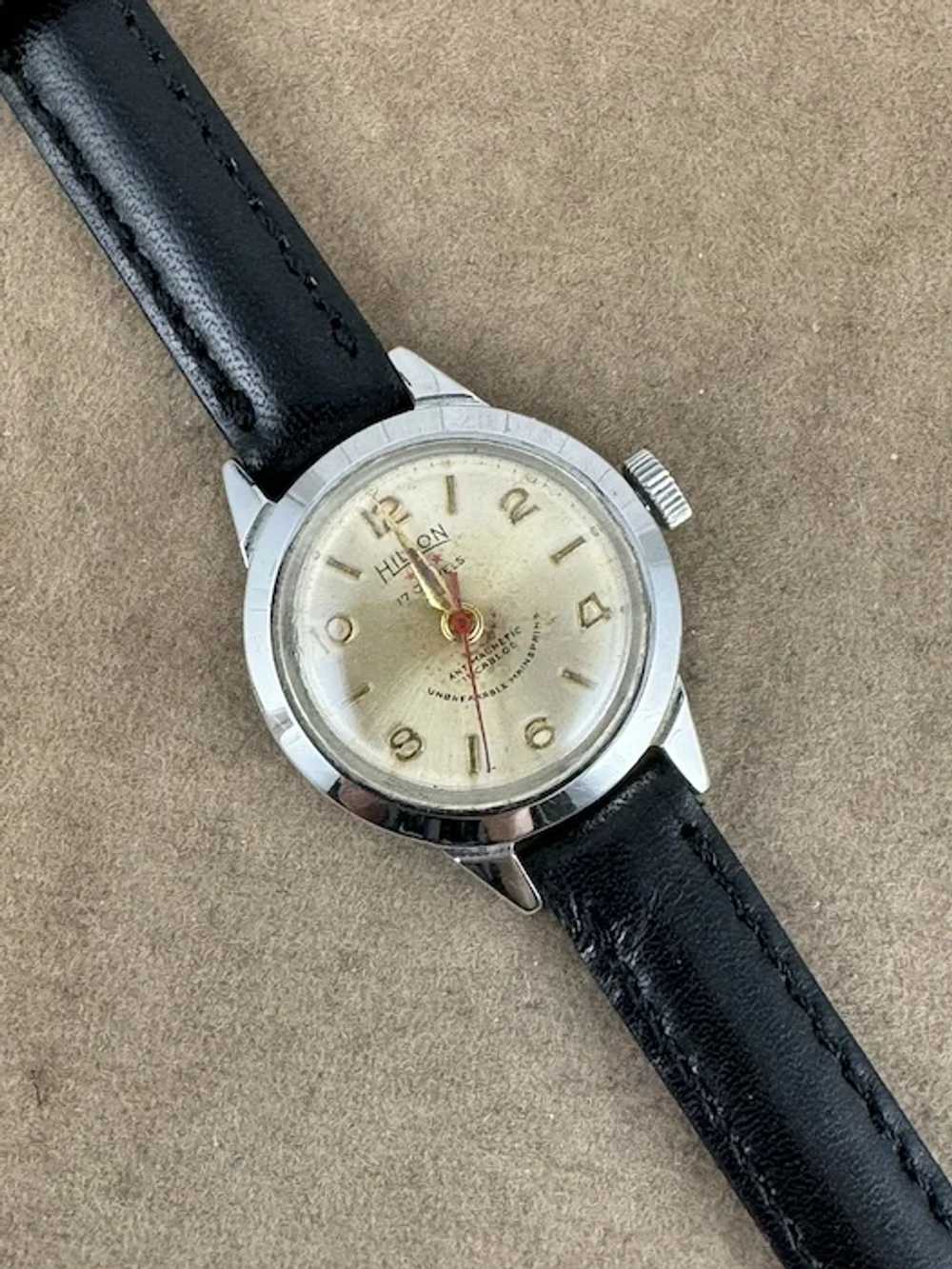 Vintage Hilton  17 Jewel Hand Wind Ladies Watch - image 3