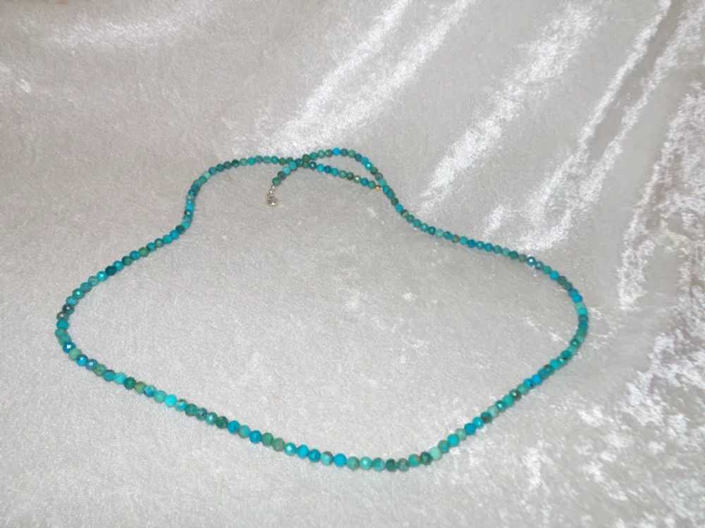 Turquoise Necklace with Sterling Silver - image 4