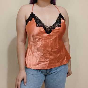 Fredrick’s of Hollywood Orange Lace Cami