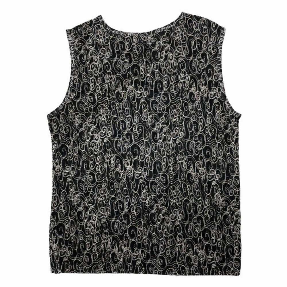 Vintage pleated floral pattern tank - image 6