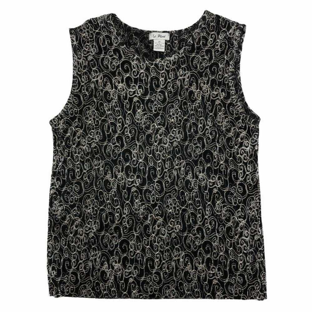 Vintage pleated floral pattern tank - image 9