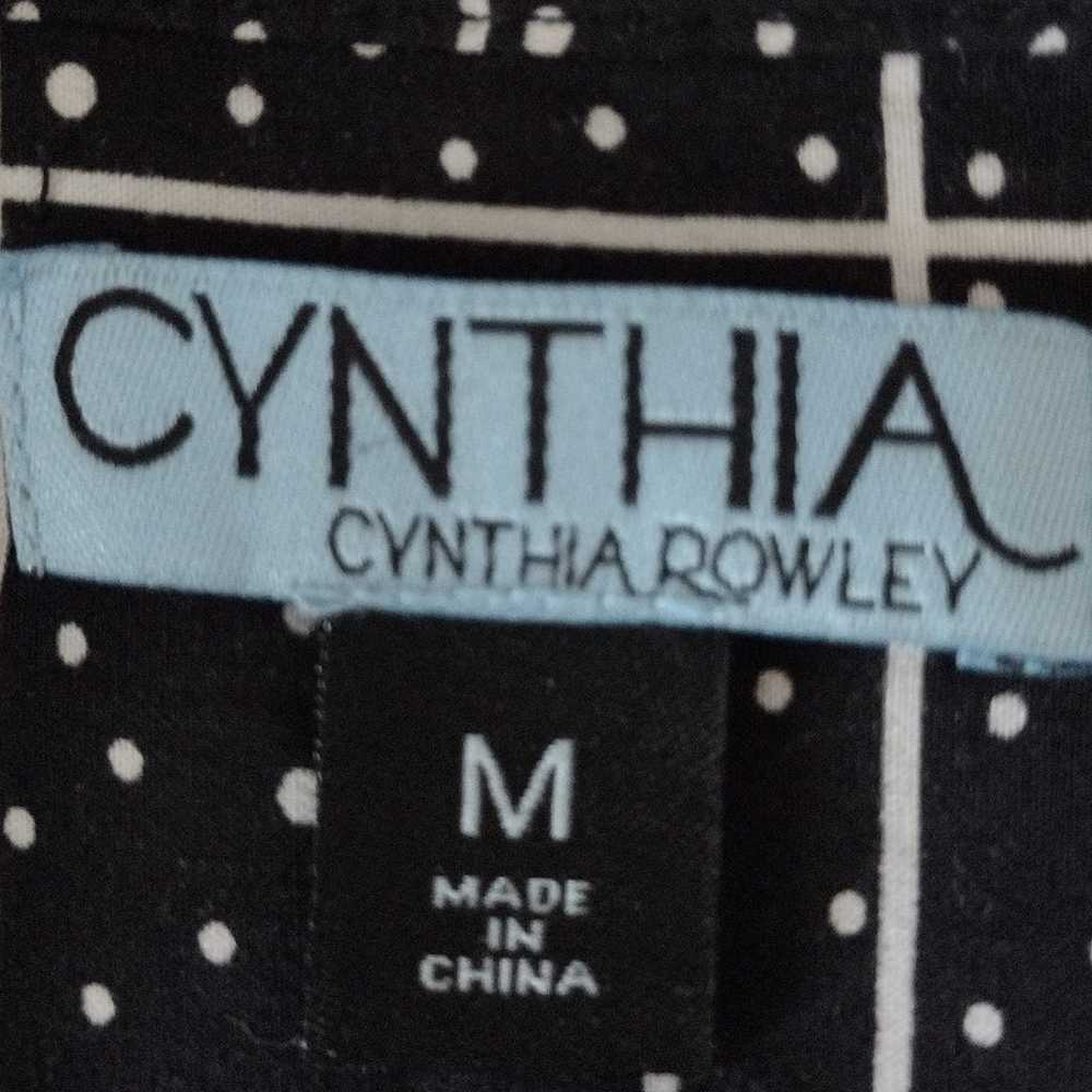 Cynthia by Cynthia Rowley blue label VTG 1970s Bl… - image 9