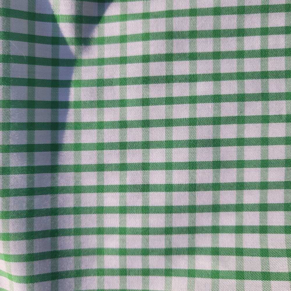 Foxcroft Vintage Green Checkered Button Down Shir… - image 4