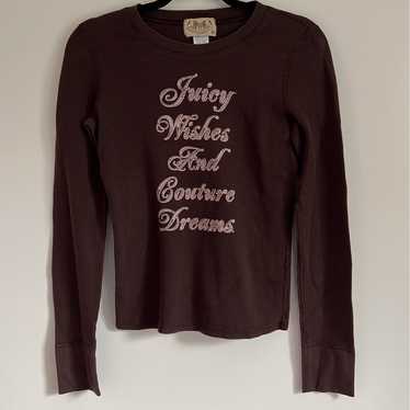 Vintage Y2K Juicy Couture Long Sleeve Shirt - image 1