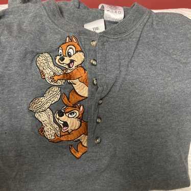 Chip n Dale RARE long sleeve embroidered M