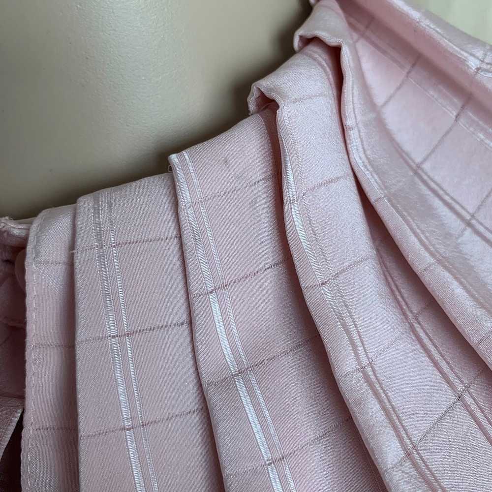 Vintage Evan Picone pink silk top - image 8