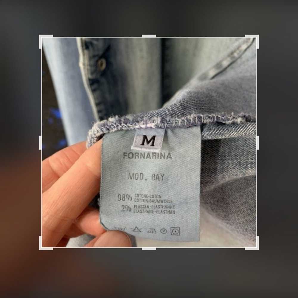 NWOT from Italy - Fornarina Chambray jeans shirt - image 9