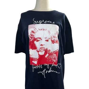 Supreme Authentic 2018 Madonna T-Shirt Navy