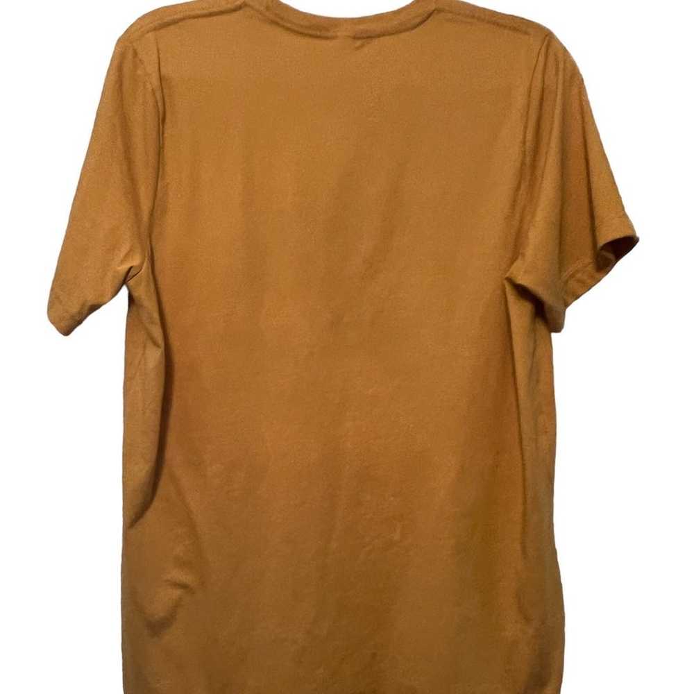 Yellow soft bleached Vintage Soul T-shirt - image 2