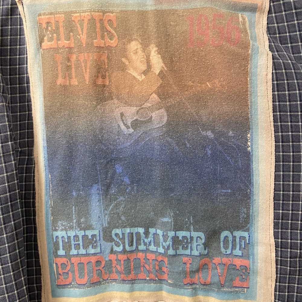 Custom Made Vintage Elvis Flannel - image 2