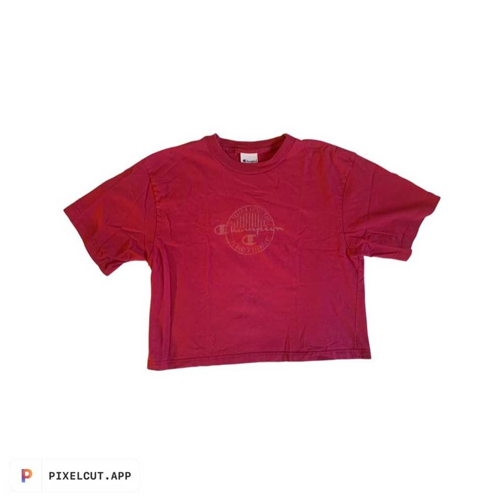 Vintage Pink Champion T-shirt - image 1