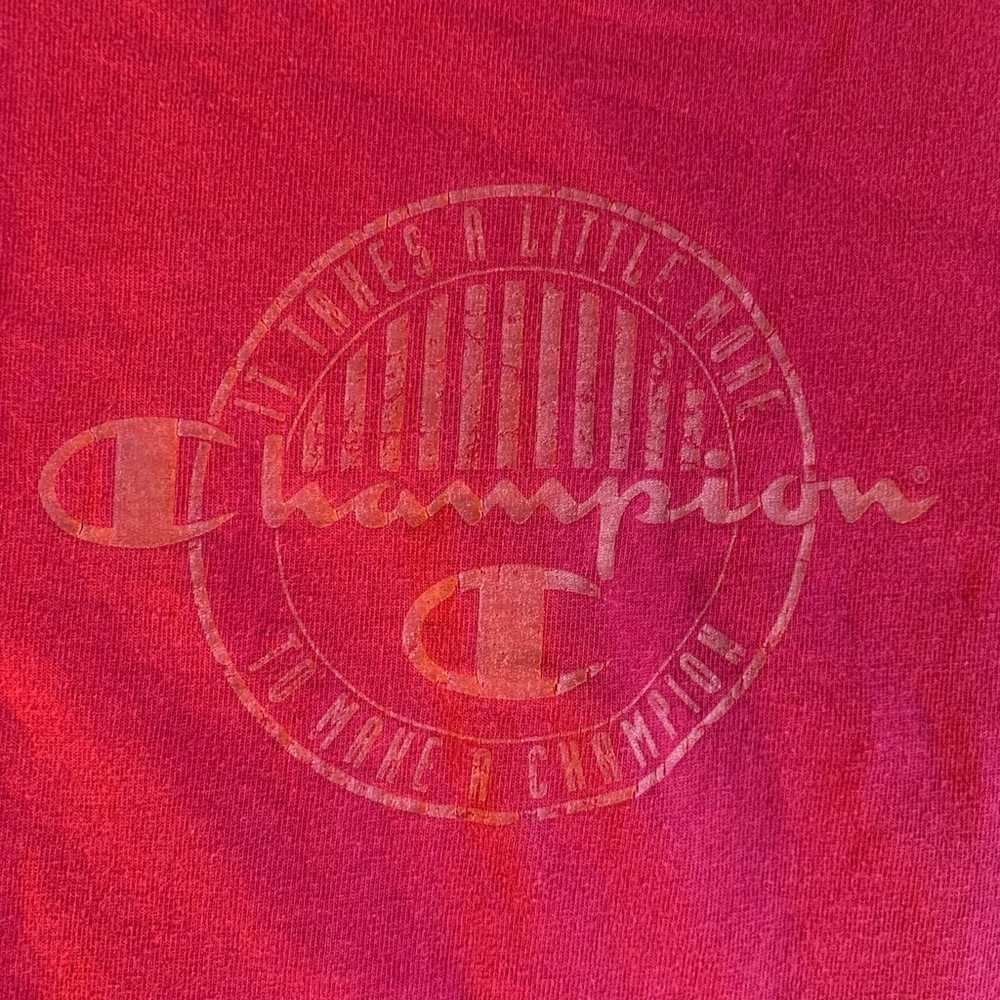 Vintage Pink Champion T-shirt - image 2