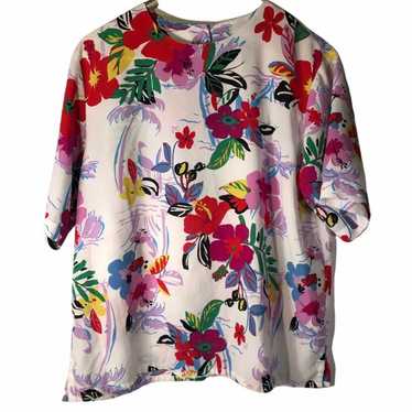 Vintage awesome floral print shirt - image 1