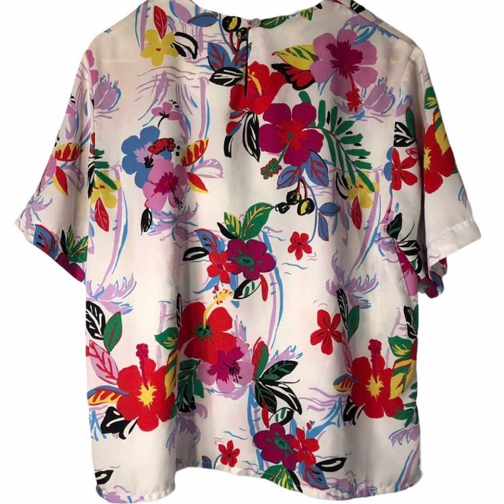 Vintage awesome floral print shirt - image 3