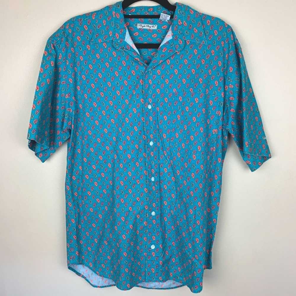 Vintage Bugle Boy Company Paisley Top - image 5