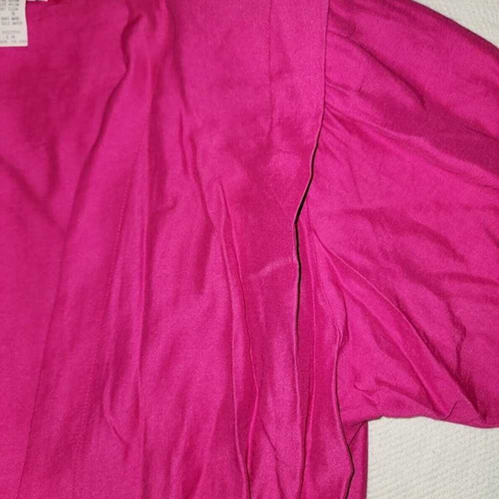 Vintage 90s Robbie Sport Pink & Purple Cardigan &… - image 3