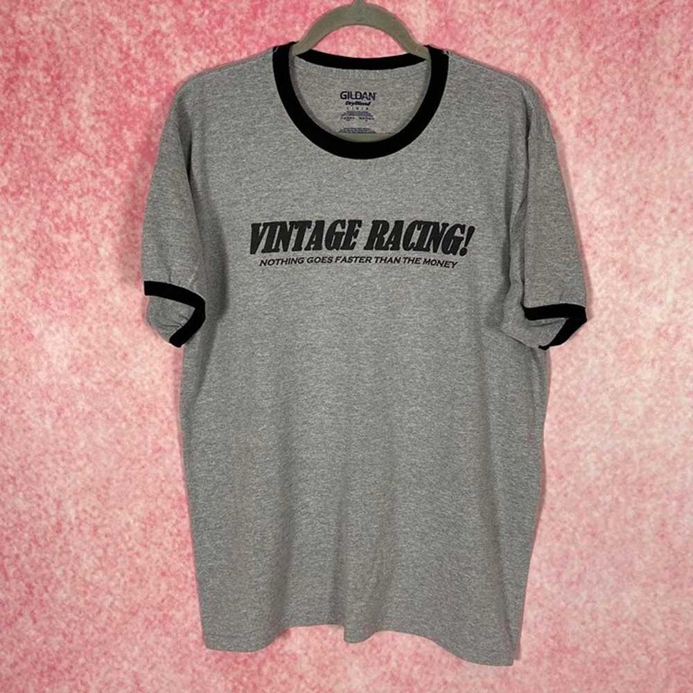 vintage grey racing shirt - image 2