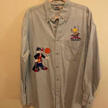 Looney Tunes button up