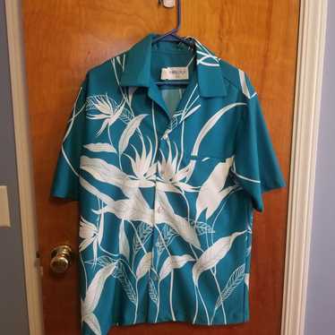 Vtg Royal Palm Hawaiian Large Shirt