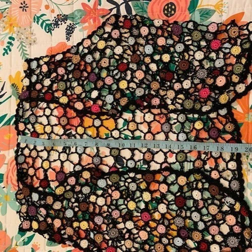 Women's Colorful Vintage 2-Piece Open Weave Knit … - image 9