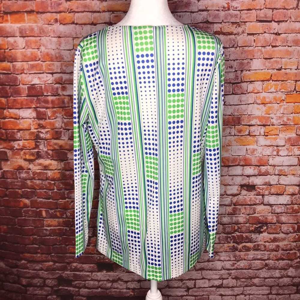 Vintage Beeline Fashion 60s Mod Union Label Green… - image 9