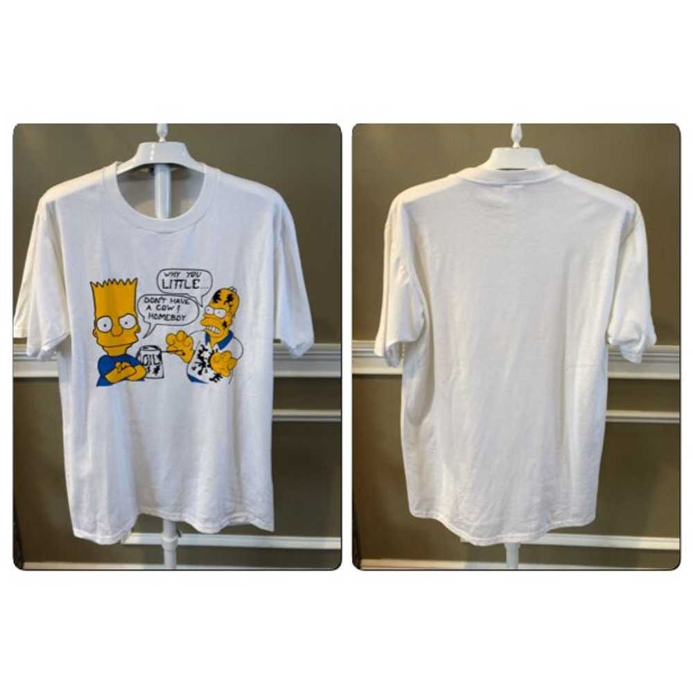 Vtg BART & HOMER Simpson Tee - image 2