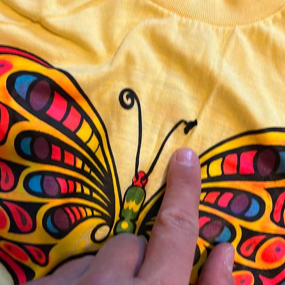 Vintage 70’s Vortex Butterfly Tee - image 5